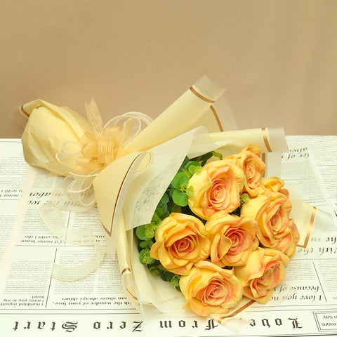 Artificial Real Touch Rose Flowers Bouquet