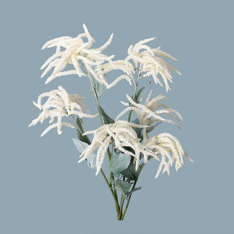 2 PCS Fake Amaranthus White Flowers