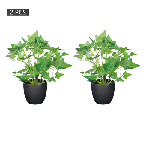 Artificial tabletop ivy plant