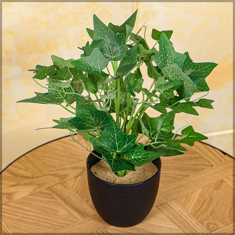 Faux ivy tabletop plant