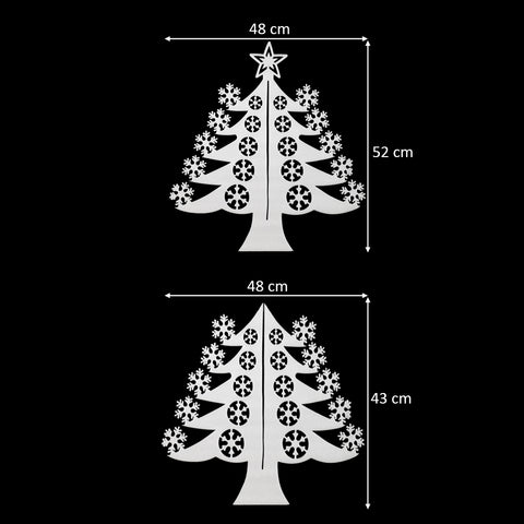 Decorative Table Top White Christmas Tree