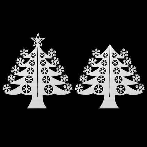 Decorative Table Top White Christmas Tree