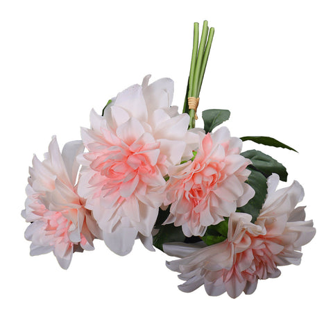 2 Bunches Artificial Dahlia Flowers