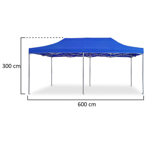 Easy-up outdoor canopy tent for picnics and garden parties