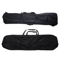 Black canvas carrying bag with zipper for folding tent