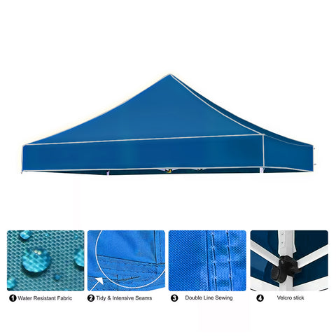 Heavy-duty tent replacement cover