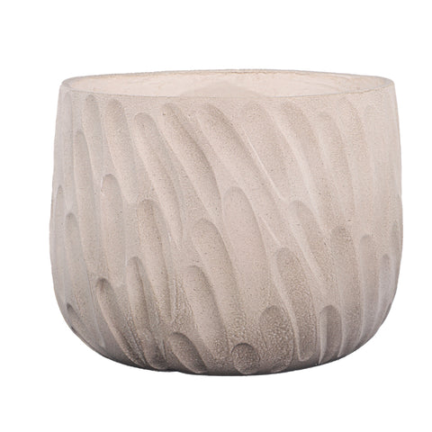 Textured Nordic Concrete Planter