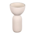 Elegant ceramic textured vase for home decor