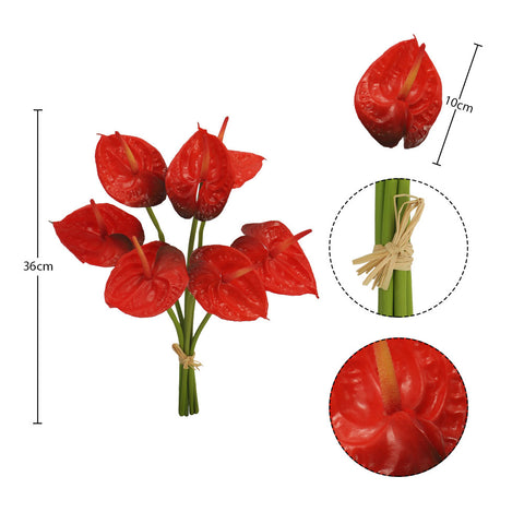 Artificial Mini Anthurium Flowers