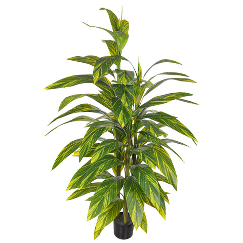 Realistic artificial tradescantia plant with vibrant leaves