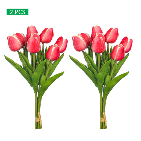 2pcs Artificial Tulip Fake Flowers