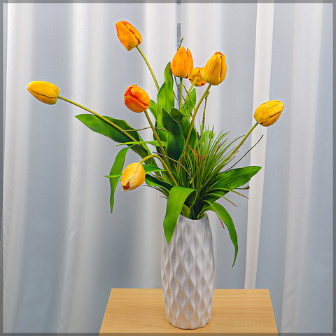 Mixed Tulip Flower Arrangement