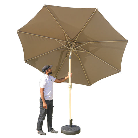 Outdoor Garden Umbrella with Base