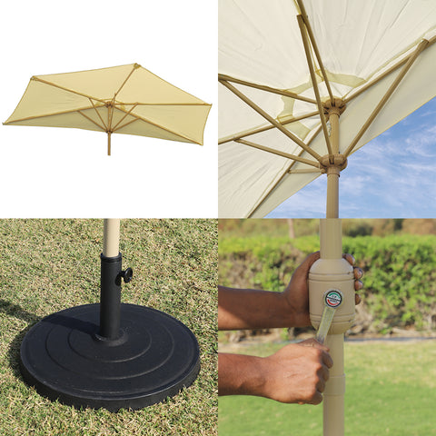 Outdoor Wall Half Umbrella without Base