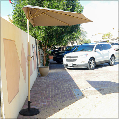 Outdoor Wall Half Umbrella without Base