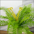 Artificial tropical fern with UV resistance for outdoor greenery