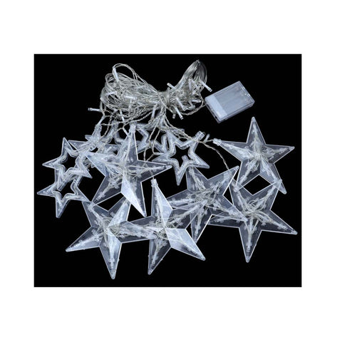 LED Curtain String Star Christmas Light