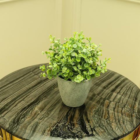 Artificial Potted Eucalyptus Plant Green