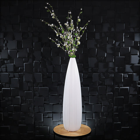 White Bisque Ceramic Vase