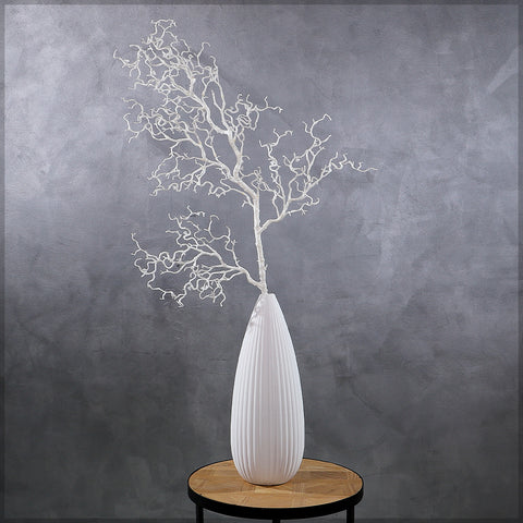 White Bisque Ceramic Vase