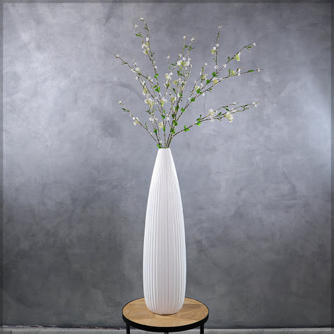 White Bisque Ceramic Vase