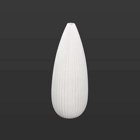 White Bisque Ceramic Vase