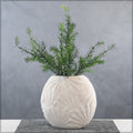 Unique round vases for tropical home decor