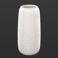 Leafy design ceramic vase for modern home decor