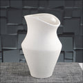 Large ceramic vase for floral arrangements