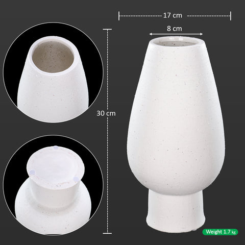 Modern ceramic vase with minimalist design