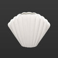 Decorative shell design vase for home styling