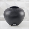 Unique sumo inspired ceramic vase for modern decor