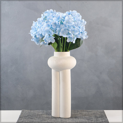 Ceramic vase for floral arrangements