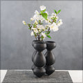 Elegant organic ceramic vase for contemporary spaces