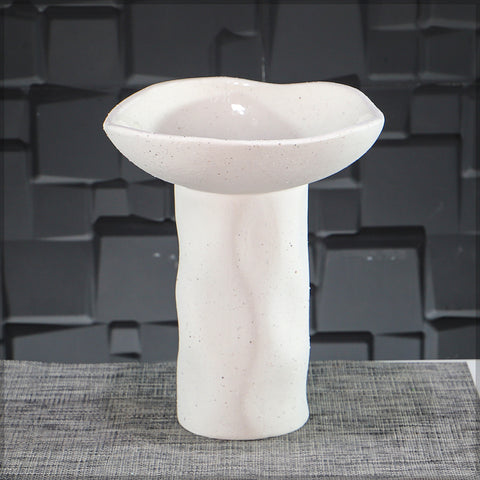 Decorative birdbath vase with a sculptural design