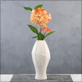 Minimalist design vase in white ceramic