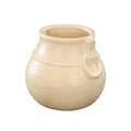 Cream traditional curvy shaped vase for home decor