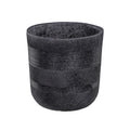 round black concrete planter for modern spaces