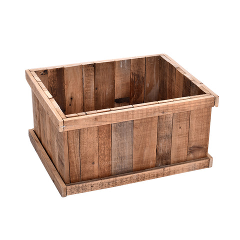 Large Rectangle Shaped Wood Planter Box