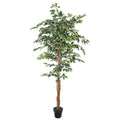 Green artificial ficus plant 190cm tall for home décor