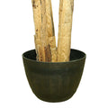 Realistic artificial banana tree in pot for tropical styling