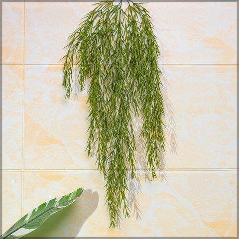 Weeping willow leaves decoration