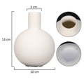 Tall white ceramic vase for modern home decor