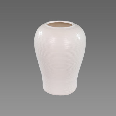 White Ceramic Floor Vases