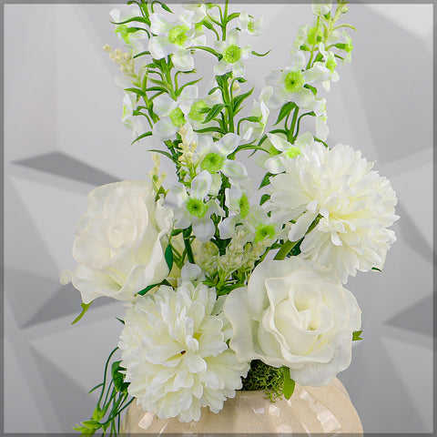 Simple Flower Arrangement with Vase