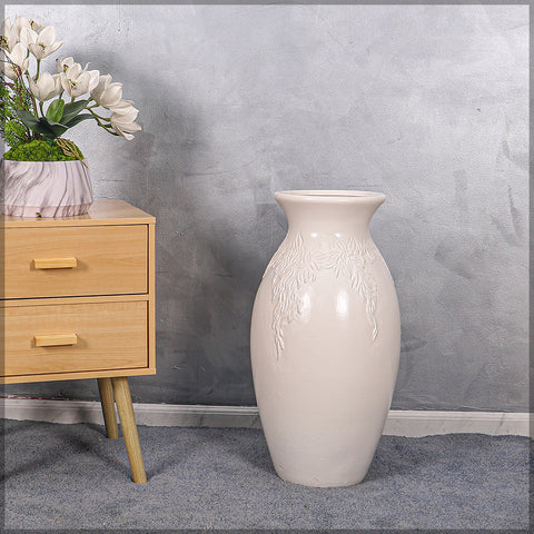 Minimalist White Vase