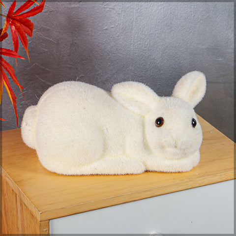 Mossy Artificial  Sitting Rabbit