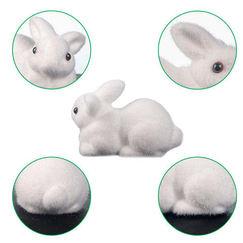 Mossy Artificial  Sitting Rabbit