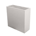 Rectangular concrete planter for indoor