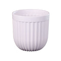 White small plastic pot for plants